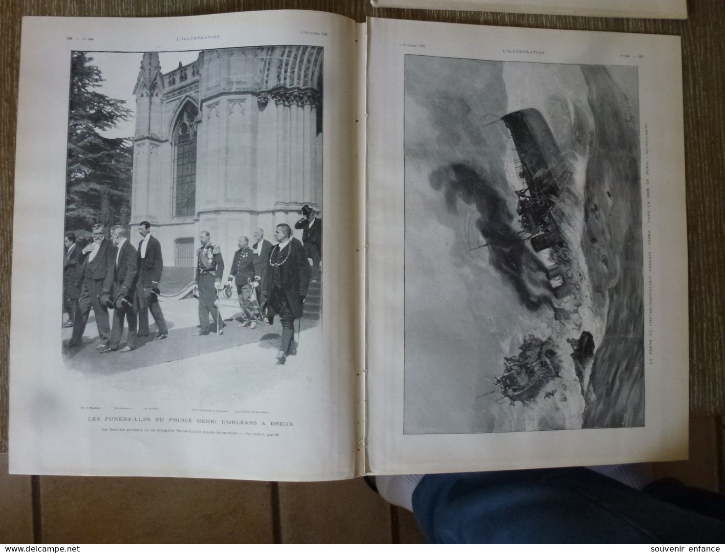 L'Illustration Octobre 1901 Général Voyron Prince Henri D'Orléans Dreux Revue Navale De Dunkerque Mac Kinley Czolgosz - L'Illustration