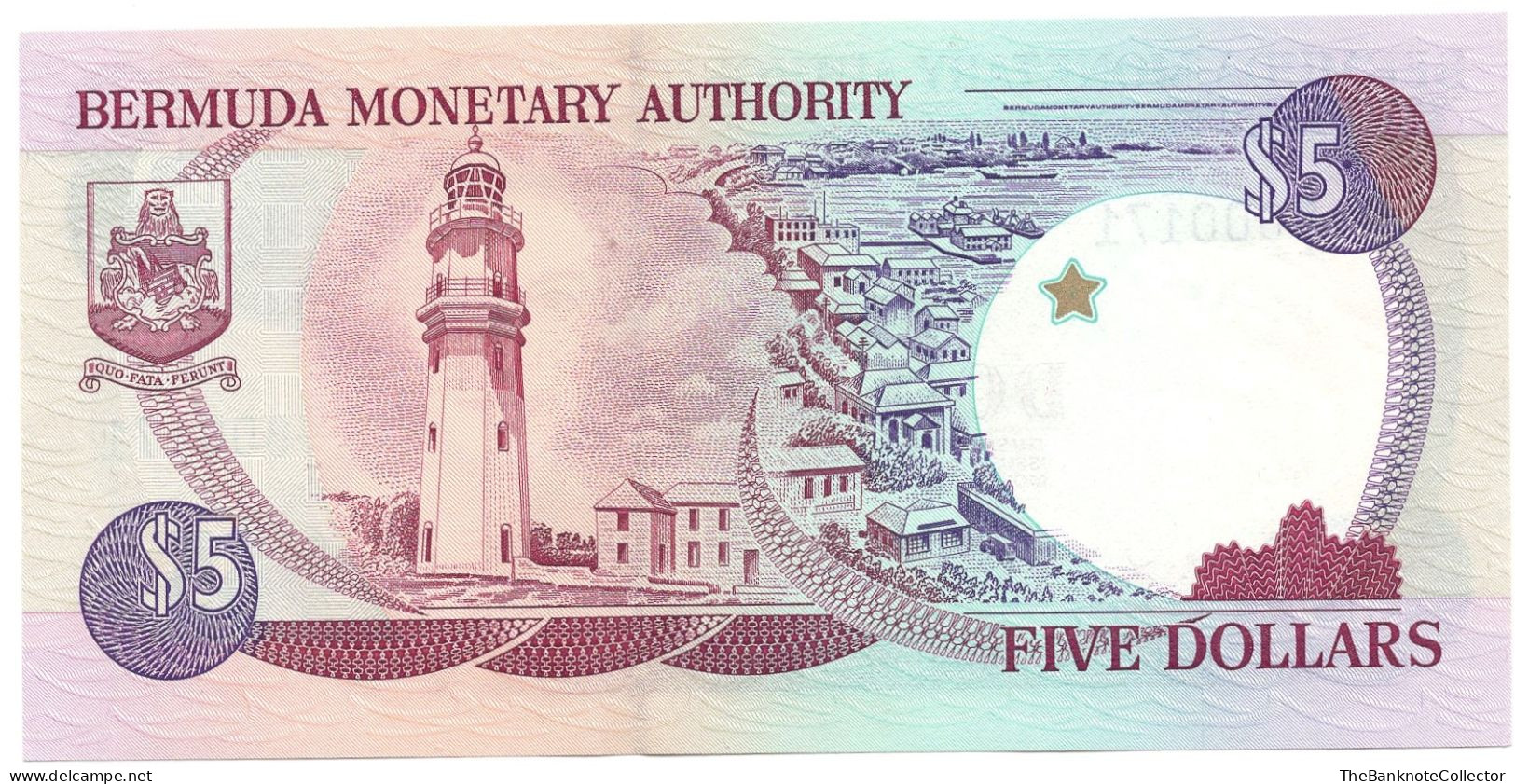 Bermuda 5 Dollars 1997 QEII P-41 - Bermudes