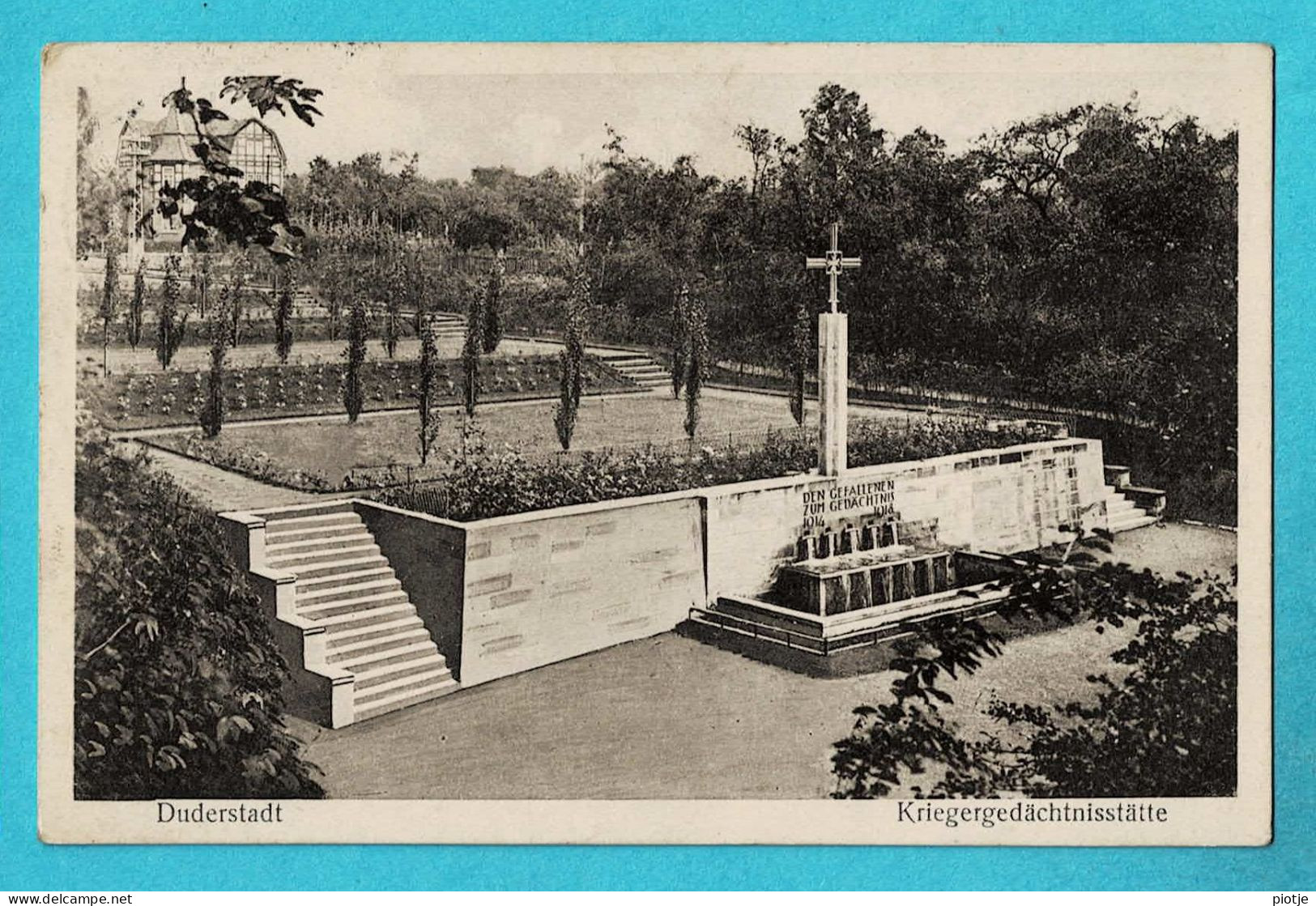 * Duderstadt (Nedersaksen - Deutschland) * (Verlag Gebruder Seseke, Z 72) Kriegergedachtnisstatte, Statue, Mémorial - Duderstadt