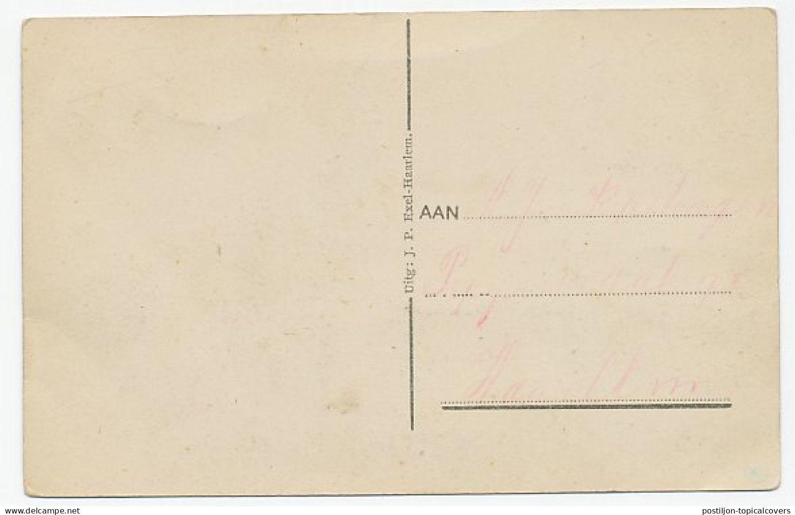 Prentbriefkaart SMN - M.S. Johan Van Oldenbarnevelt  - Paquebots