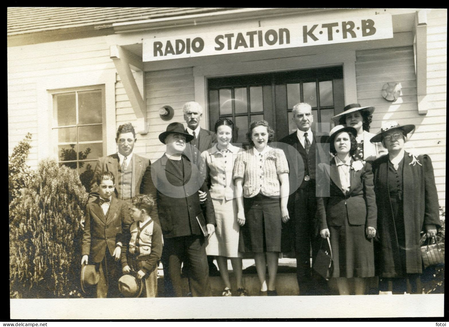 1930s ORIGINAL AMATEUR PHOTO RADIO STATION KTRB SAN FRANCISCO CALIFORNIA AMERICA USA - América