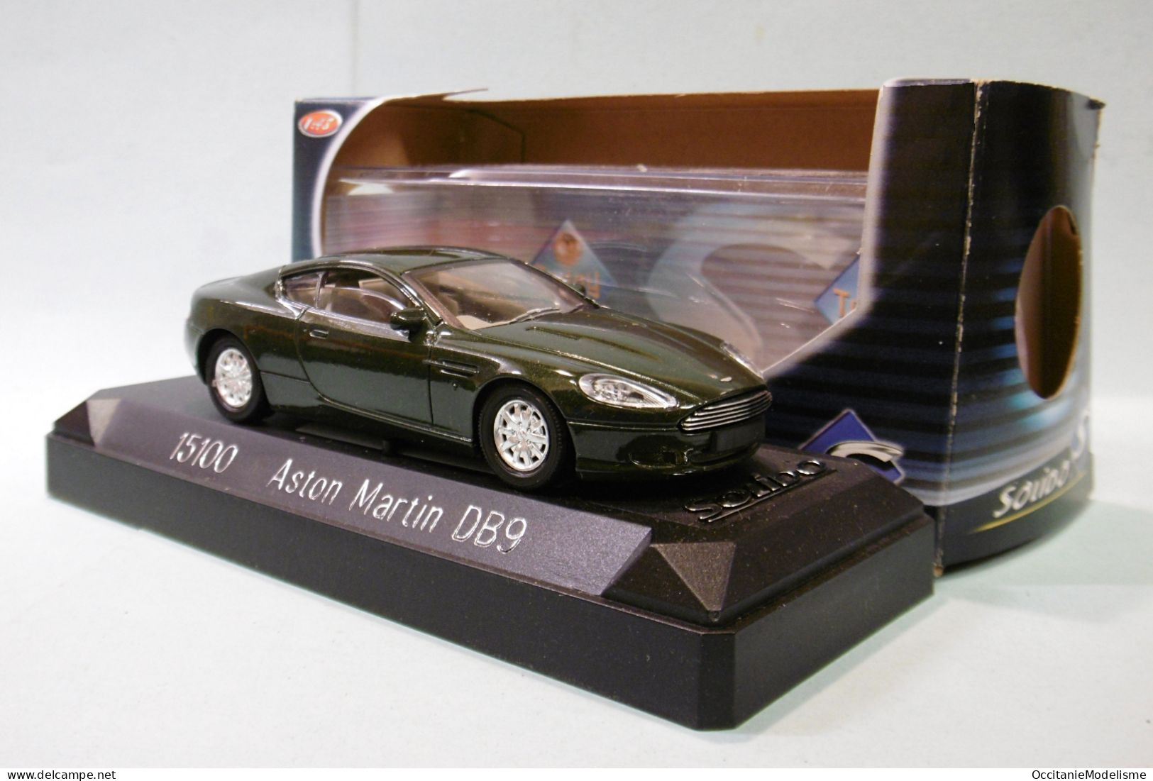 Solido - ASTON MARTIN DB9 Vert Foncé Réf. 15100 BO 1/43 - Solido