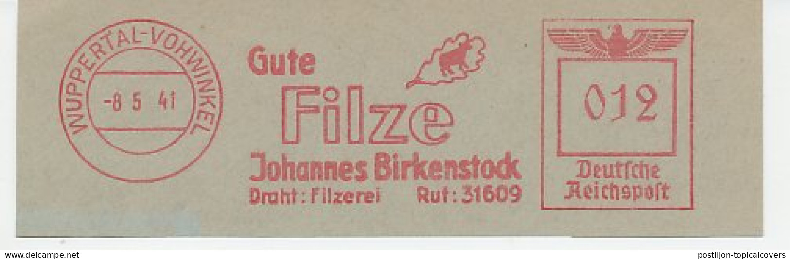 Meter Cut Germany / Deutsche Reichspost 1941 Felt - Textile