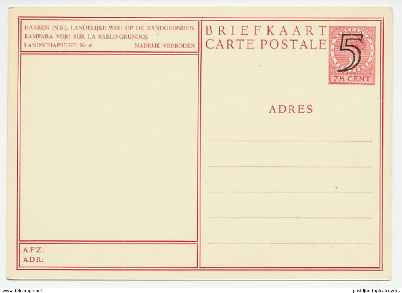 Postal Stationery Netherlands 1946 Horse - Horses