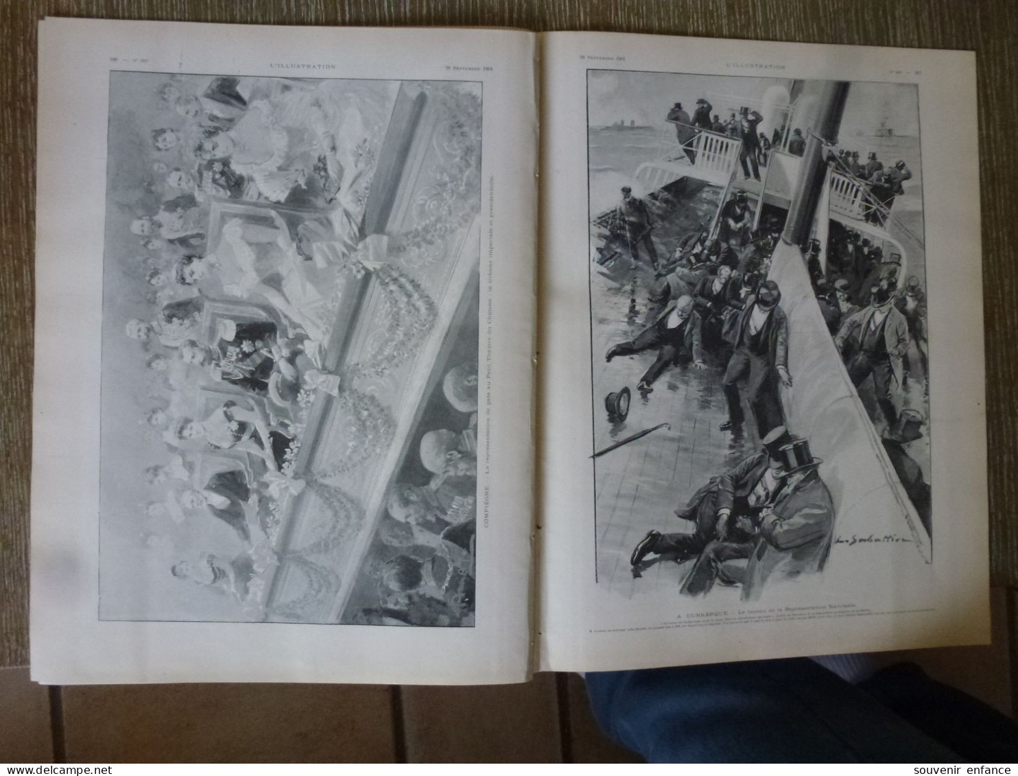 L'Illustration Septembre 1901 Souverains Russes Dunkerque Garde Des Voies Ferrées Revue De Bethény Chefs Arabes - L'Illustration