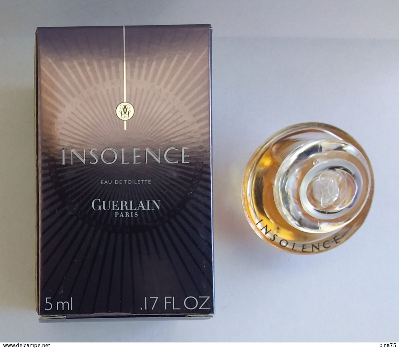 GUERLAIN Miniature Eau De Toilette  INSOLENCE  0.17 Fl Oz. 5 Ml - Flacon,  Parfum Et Boîte - Miniatures Femmes (avec Boite)