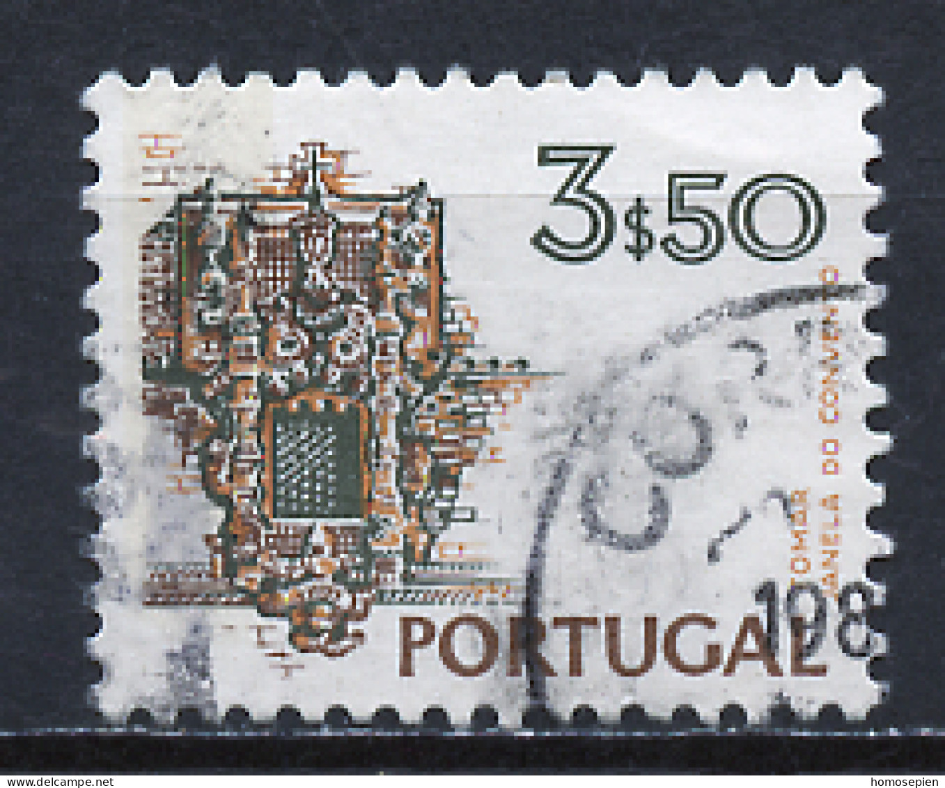 Portugal 1973 Y&T N°1194 - Michel N°1214 (o) - 3,50e Couvent De Tomar - Usati