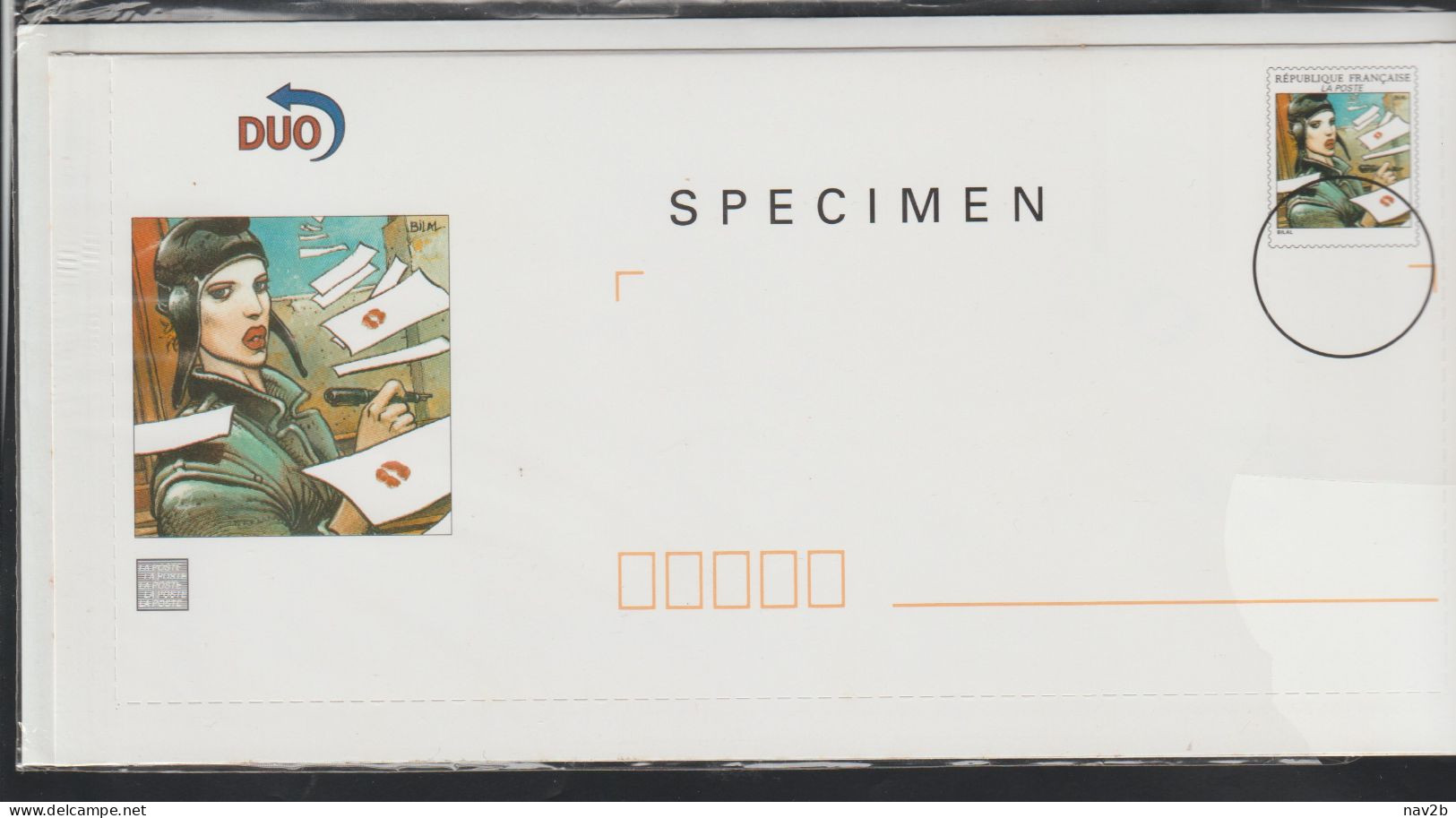 Entier Duo Spécimen Avec Une Enveloppe Pap,sa Carte Et Une Carte-lettre Réponse . - Prêts-à-poster:Stamped On Demand & Semi-official Overprinting (1995-...)