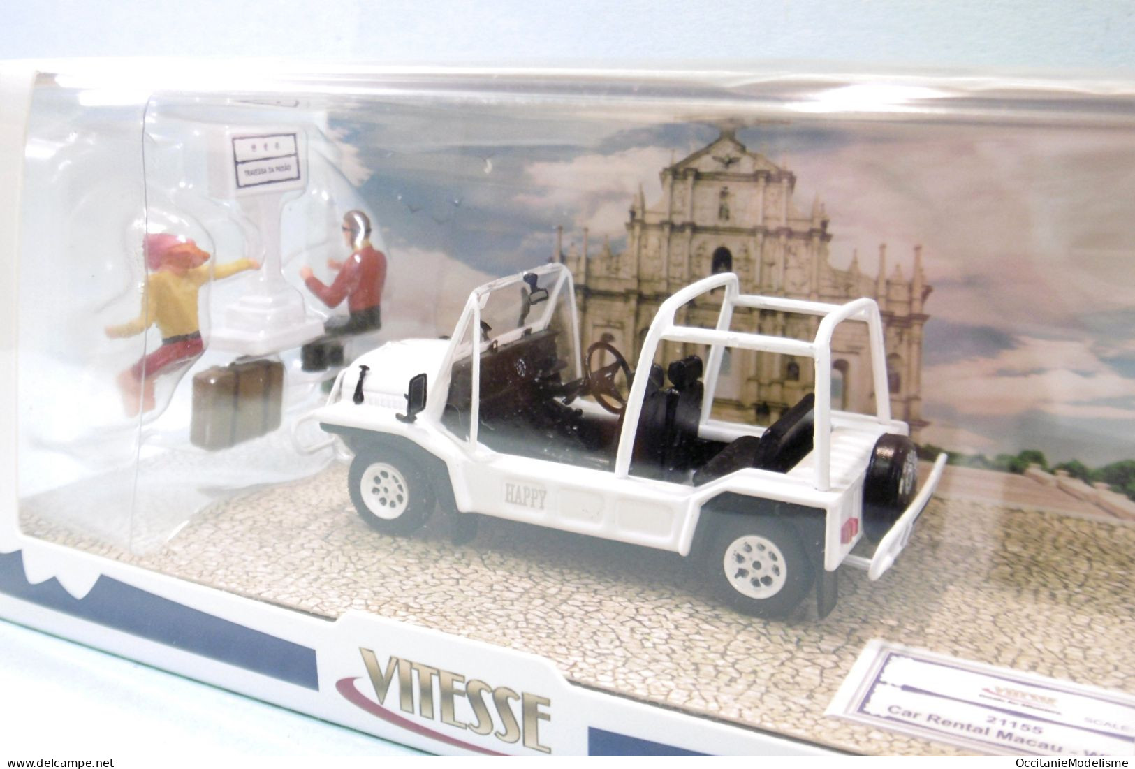 Vitesse - MINI MOOKE RHD Blanc + 2 Figurines Réf. 21155 Neuf NBO 1/43 - Vitesse