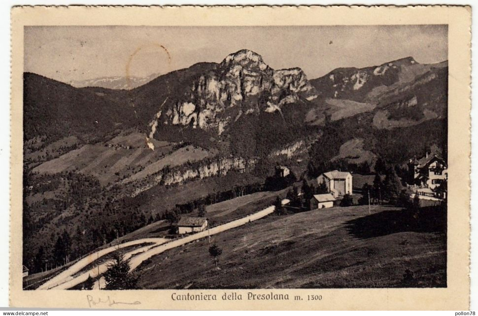 CANTONIERA DELLA PRESOLANA - BERGAMO - 1922 - Vedi Retro - Formato Piccolo - Bergamo