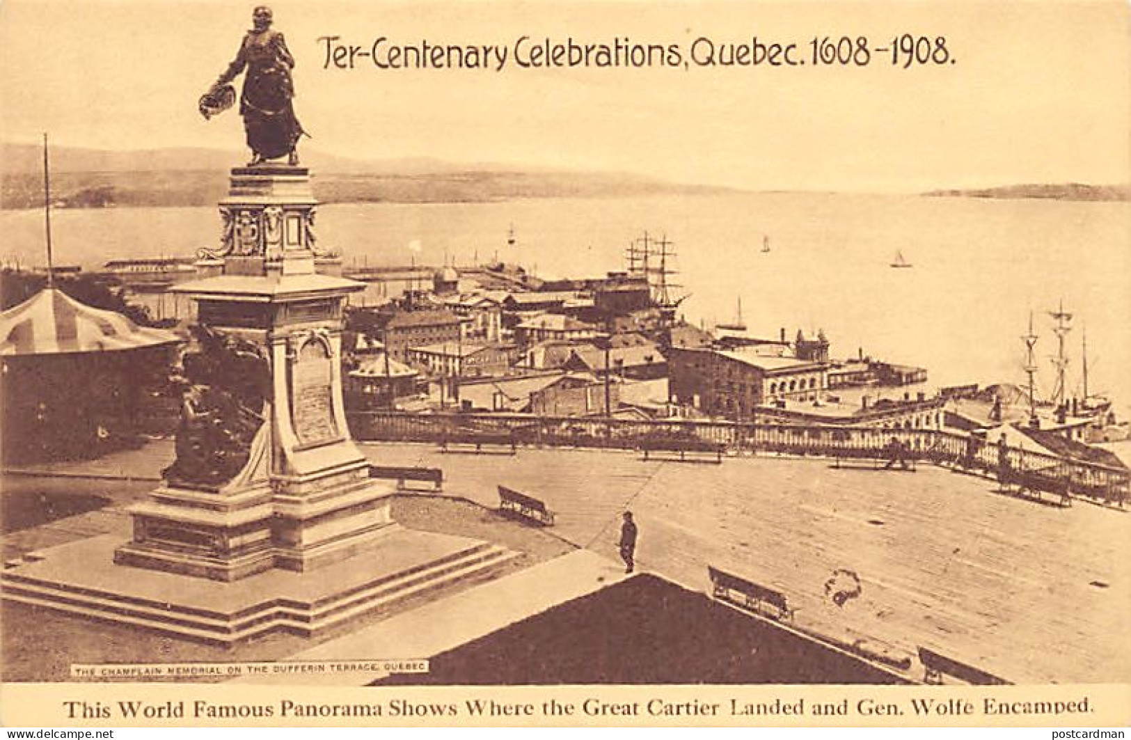 Canada - QUÉBEC - Ter-Centenary Celebrations 1908 - Québec - La Cité