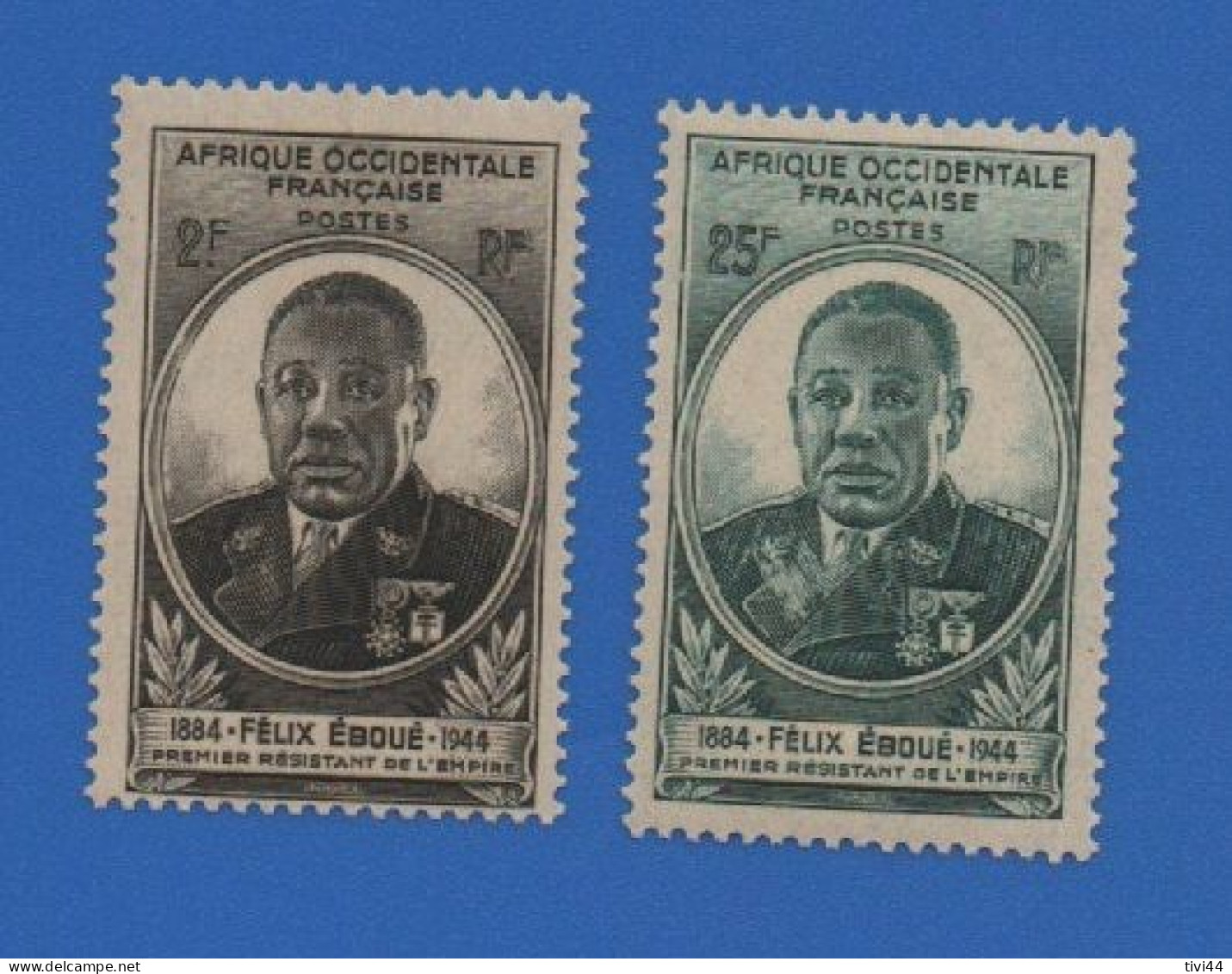 AOF 2 + 3 NEUFS ** GOUVERNEUR EBOUÉ - Unused Stamps