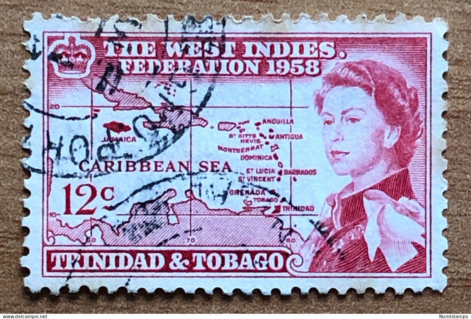 Trinidad And Tobago - West Indies Federation 1958 - Trinité & Tobago (...-1961)