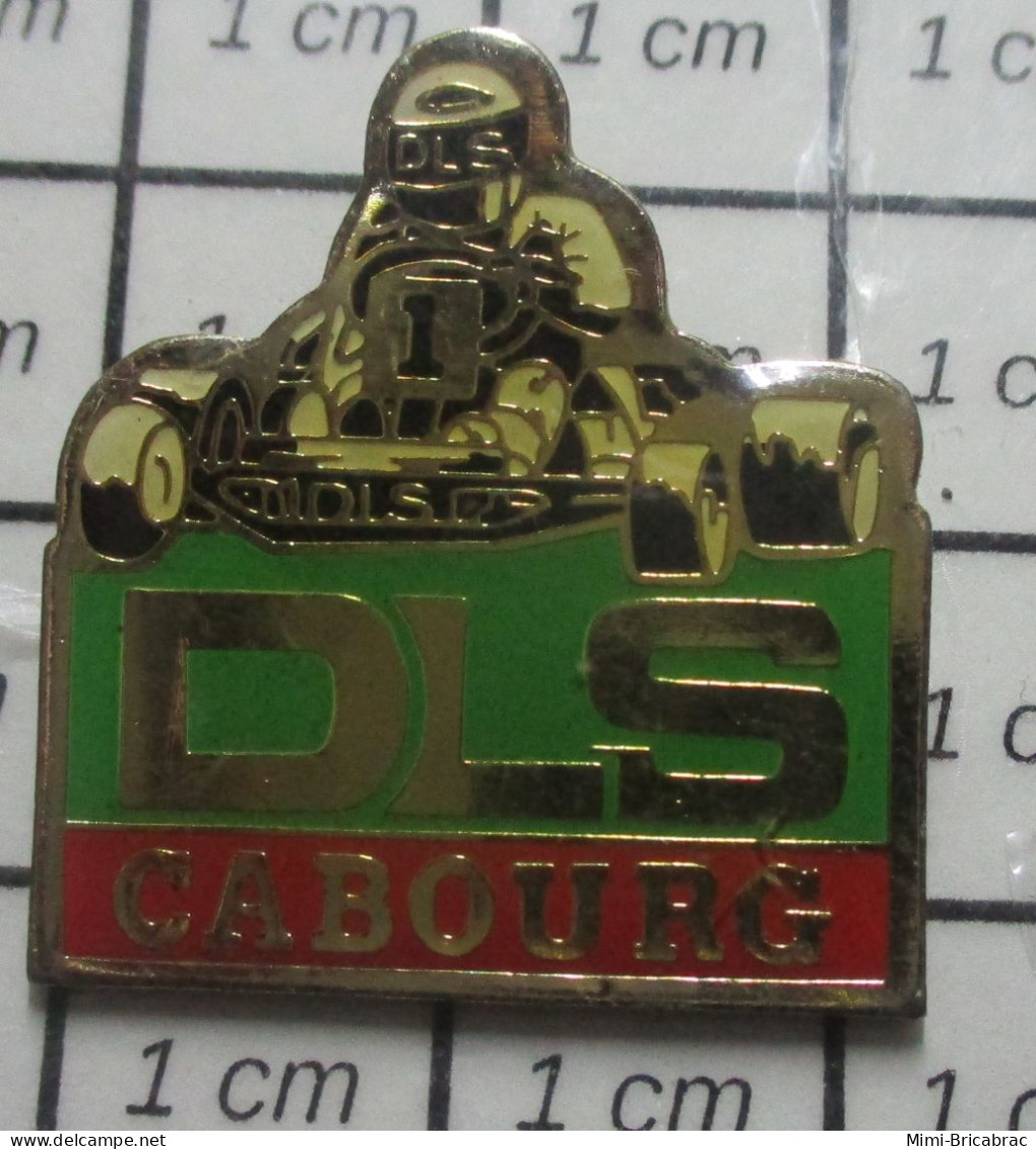 511D Pin's Pins / Beau Et Rare / THEME : SPORTS / AUTOMOBILE DLS CABOURG KARTING - Automobilismo - F1