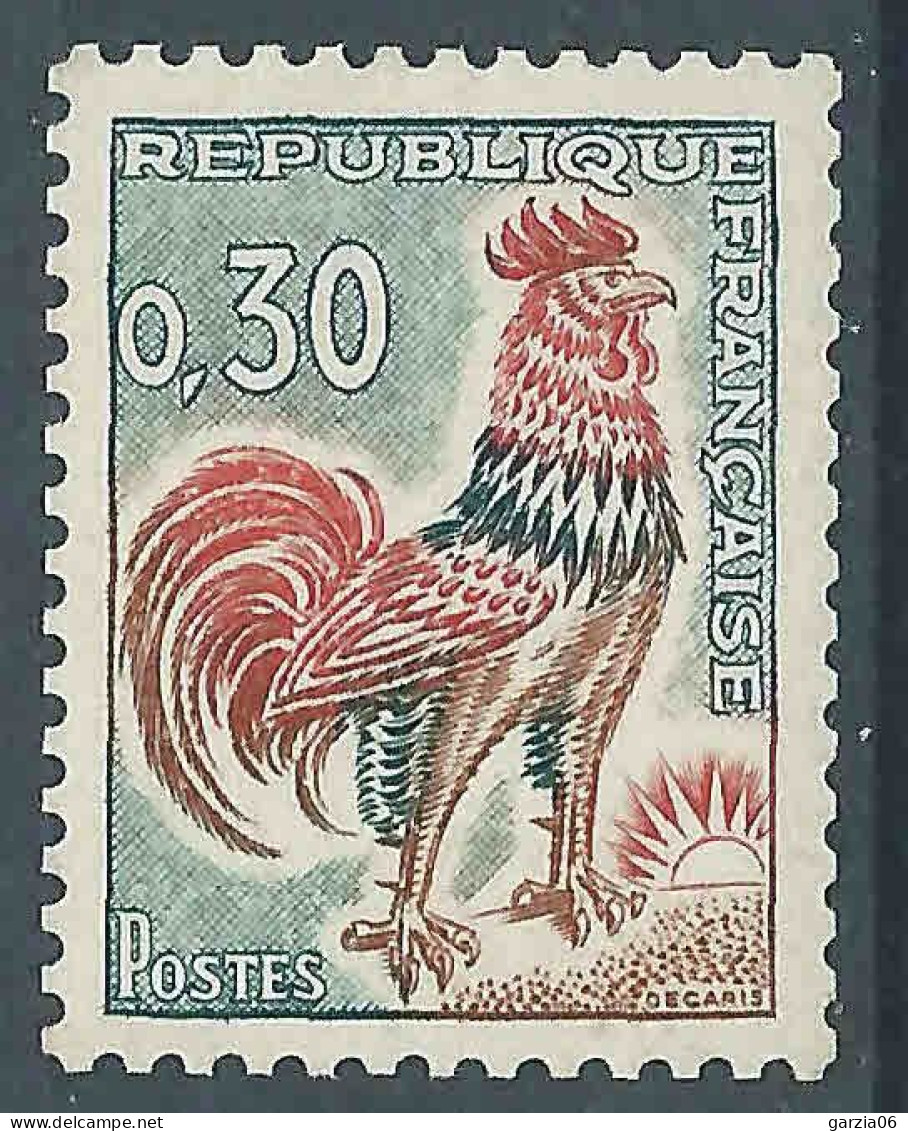 France - 1962 -  Coq De Decaris - Roulette  N° 1331Ab Avec N° Rouge - Neuf ** - MLH - Coil Stamps