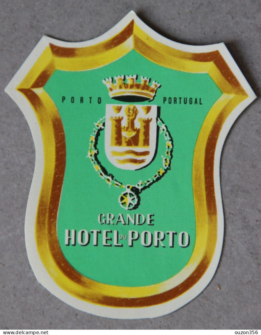 Etiquette Grande Hôtel Porto, Portugal - Portogallo