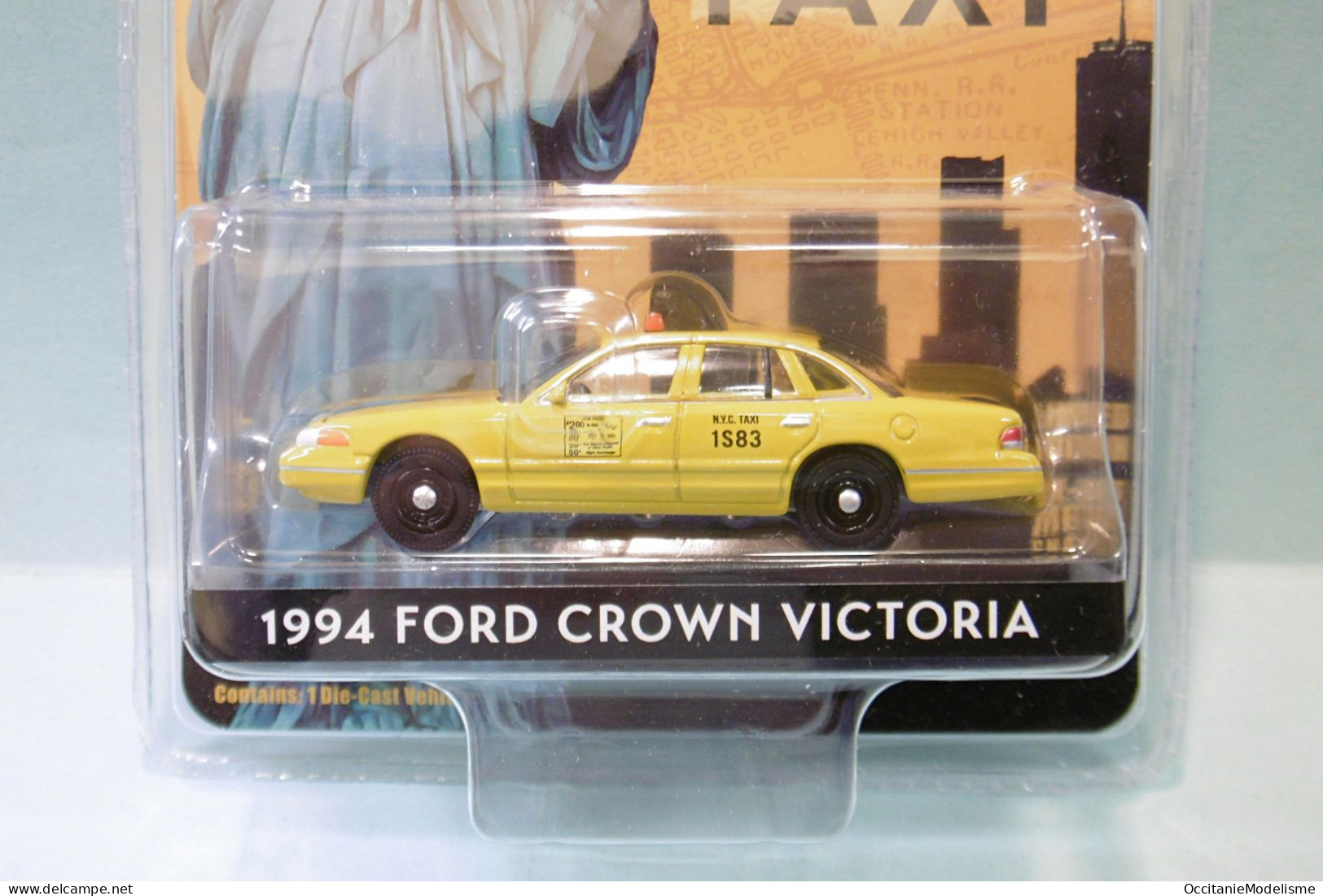 Greenlight - FORD CROWN VICTORIA 1994 New York Taxi Réf. 30206 1/64 - Sonstige & Ohne Zuordnung