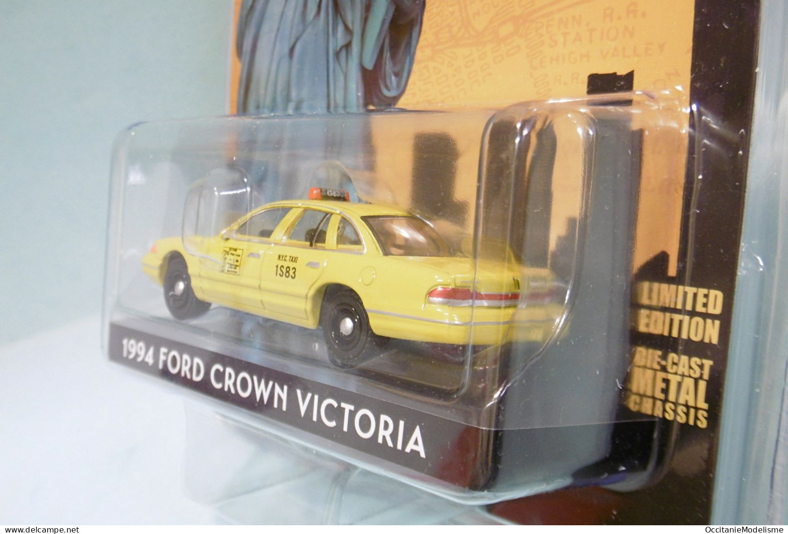 Greenlight - FORD CROWN VICTORIA 1994 New York Taxi Réf. 30206 1/64 - Altri & Non Classificati