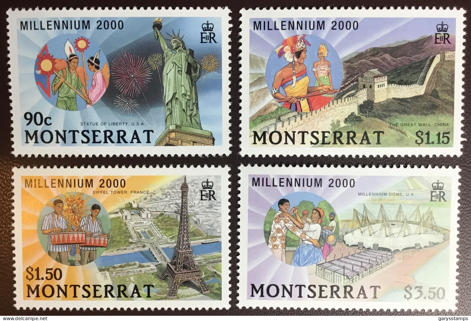 Montserrat 2000 New Millennium Landmarks MNH - Montserrat