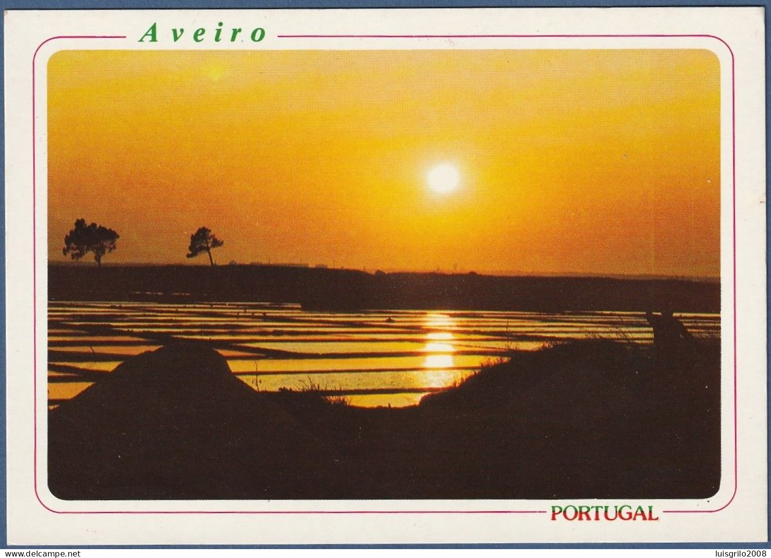 Aveiro - Pôr Do Sol Nas Salinas - Aveiro