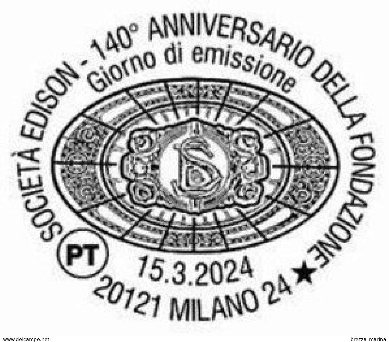 Nuovo - MNH - ITALIA - 2024 - 140 Anni Della Società Edison - B - Barre 2408 - Code-barres