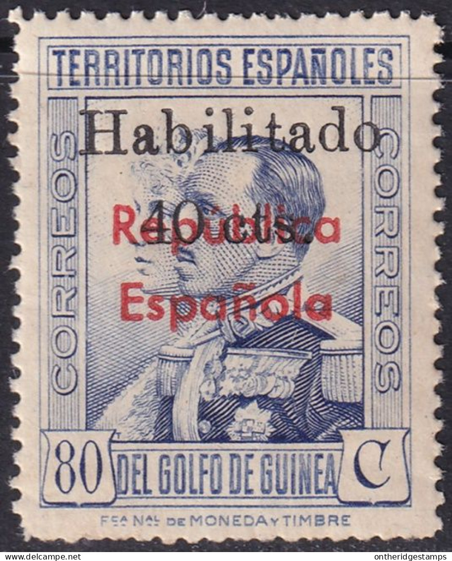 Spanish Guinea 1939 Sc 283 Ed 255 MLH* Partial Gum - Guinea Española