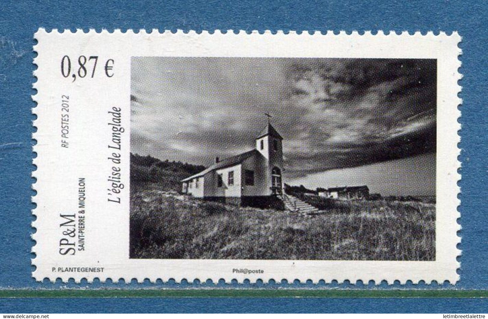 Saint Pierre Et Miquelon - YT N° 1033 ** - Neuf Sans Charnière - 2012 - Neufs