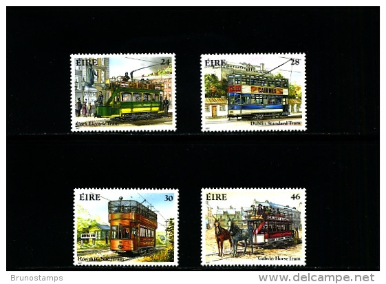 IRELAND/EIRE - 1987  IRISH TRAMS  SET  MINT NH - Nuovi