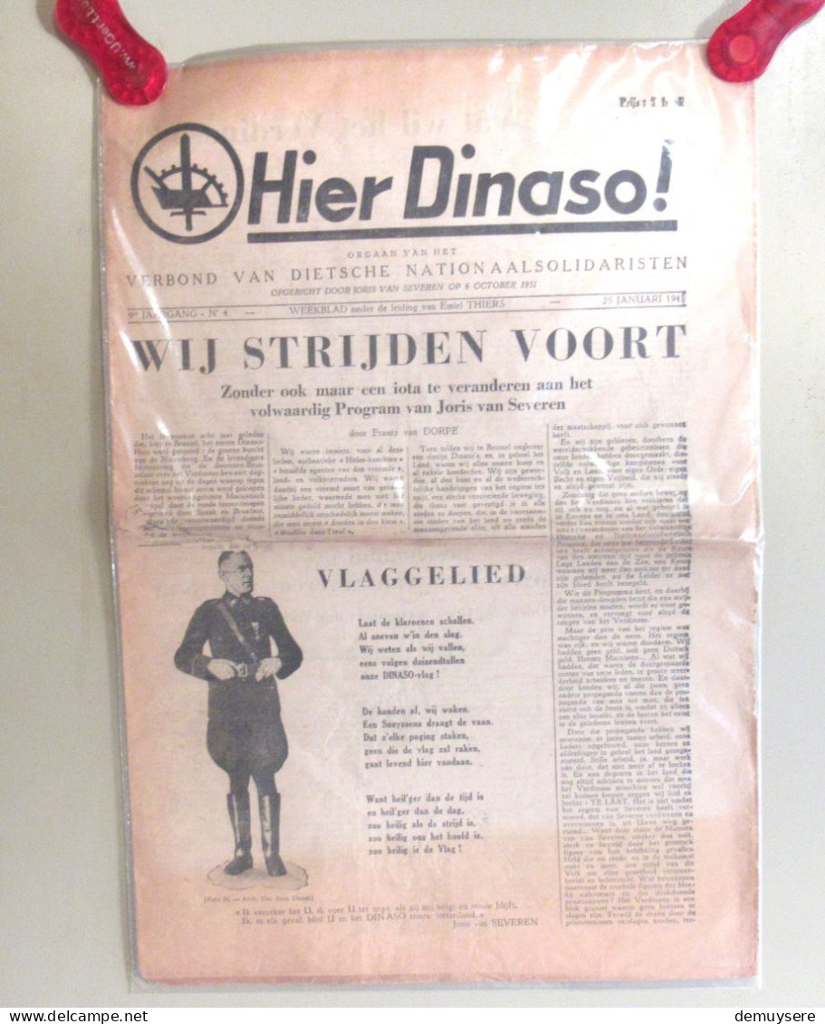 LADE R - HIER DINASO DIETSCHE NATIONAALSOLIDARISTEN - NR 4 1941 - 1939-45