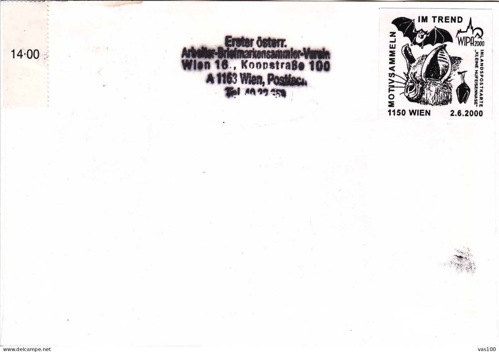 Austria / Oesterreich 2000 BATS X3 COVERS FDC - Chauve-souris