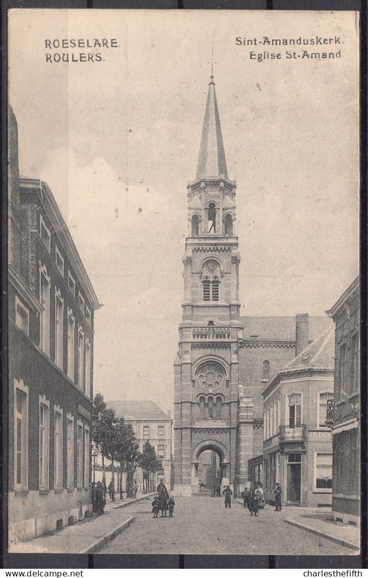 ROESELARE - ROULERS - SINT AMANDUSKERK - ZELDZAME EDITIE- Zie Animatie - Röselare