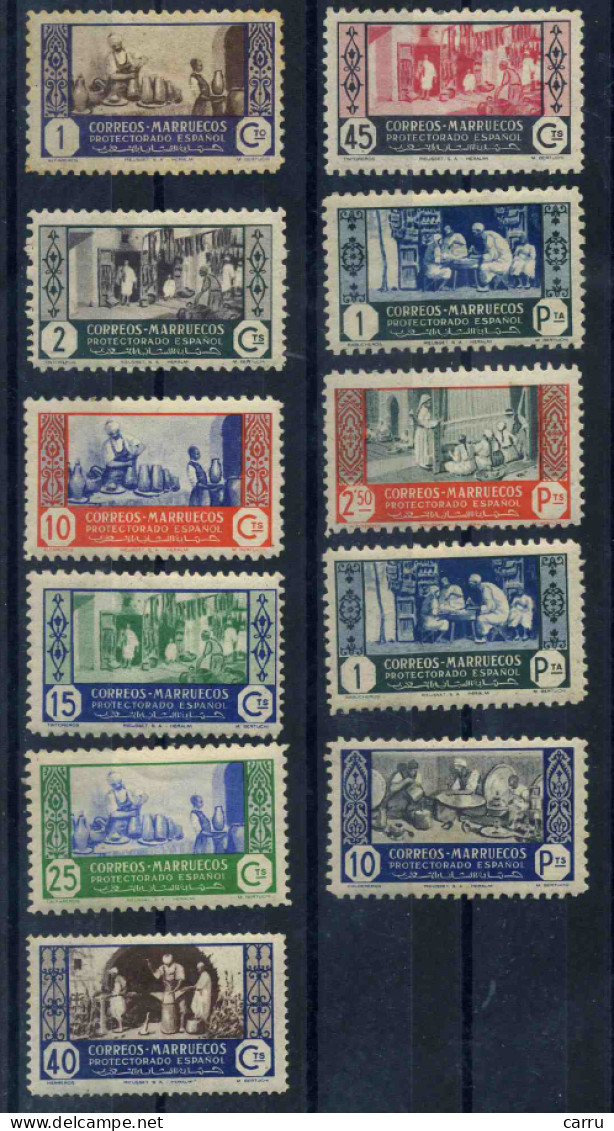 Marruecos 1946 (serie Completa, 260/269) - Spaans-Marokko