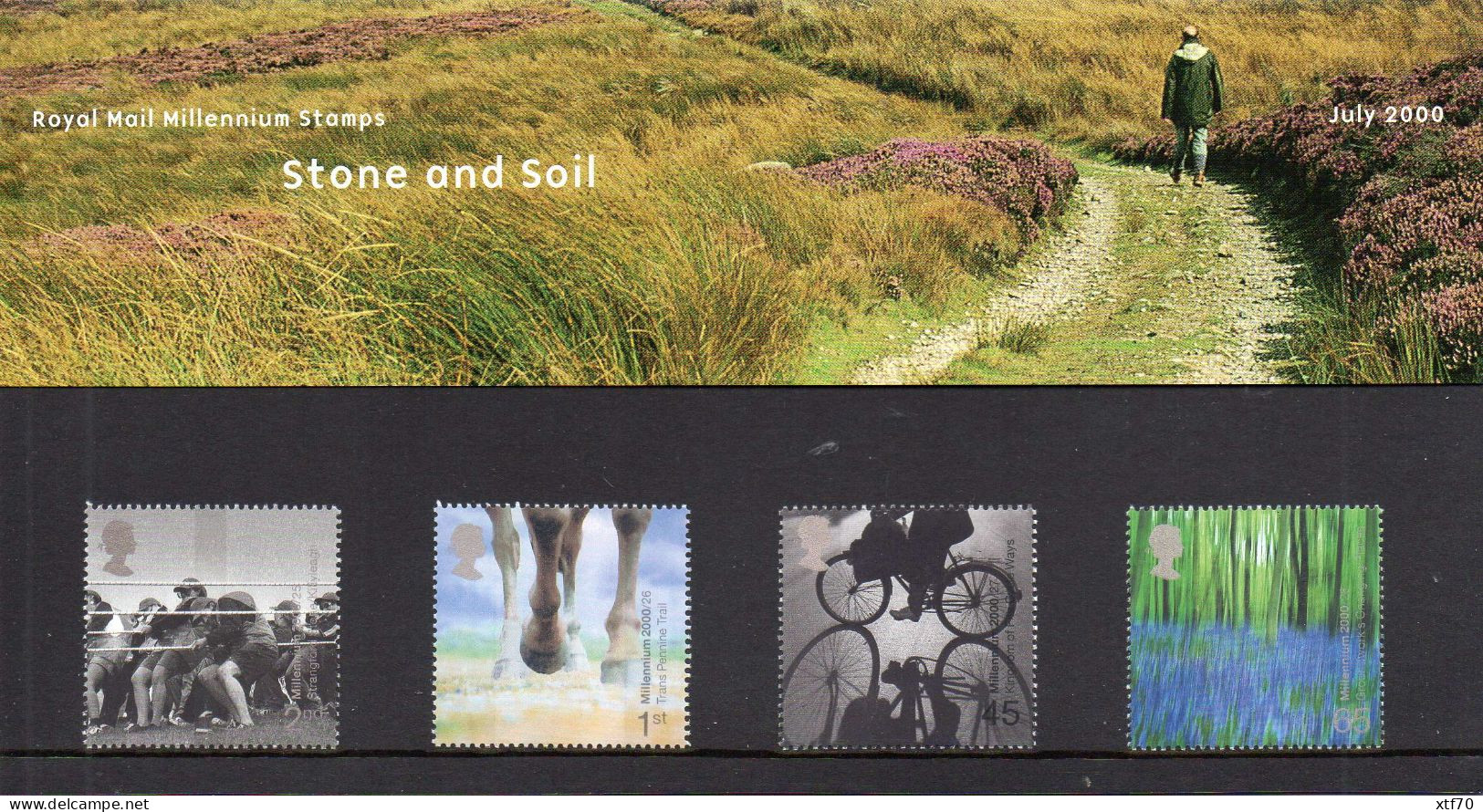 GREAT BRITAIN 2000 Millennium Projects: Stone And Soil Presentation Pack - Presentation Packs