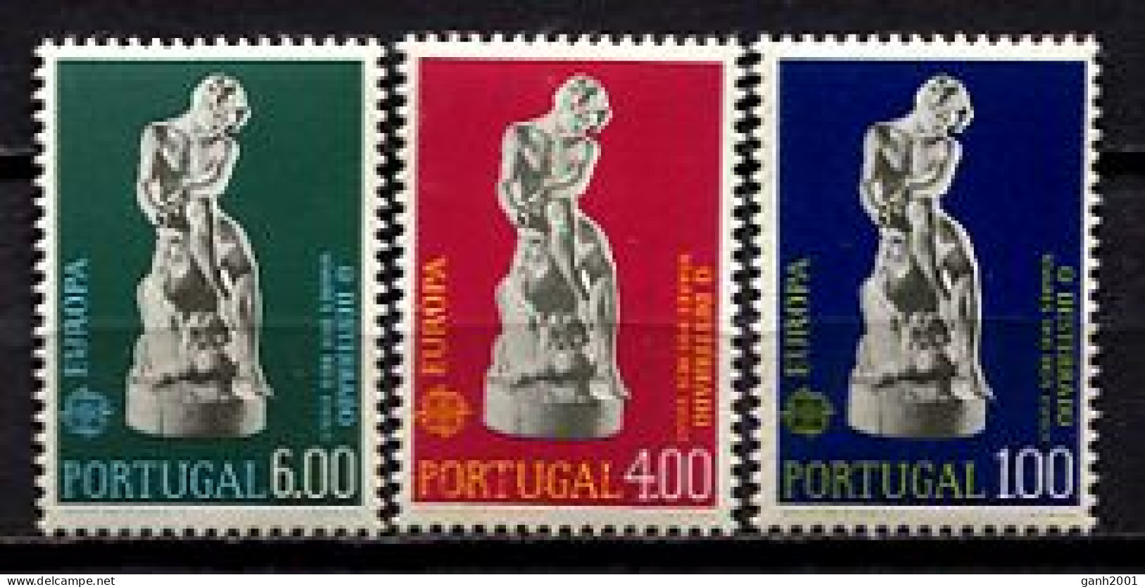 Portugal 1974 / Europa CEPT Sculpture MNH Esculturas Skulptur / Jg30  38-40 - 1974