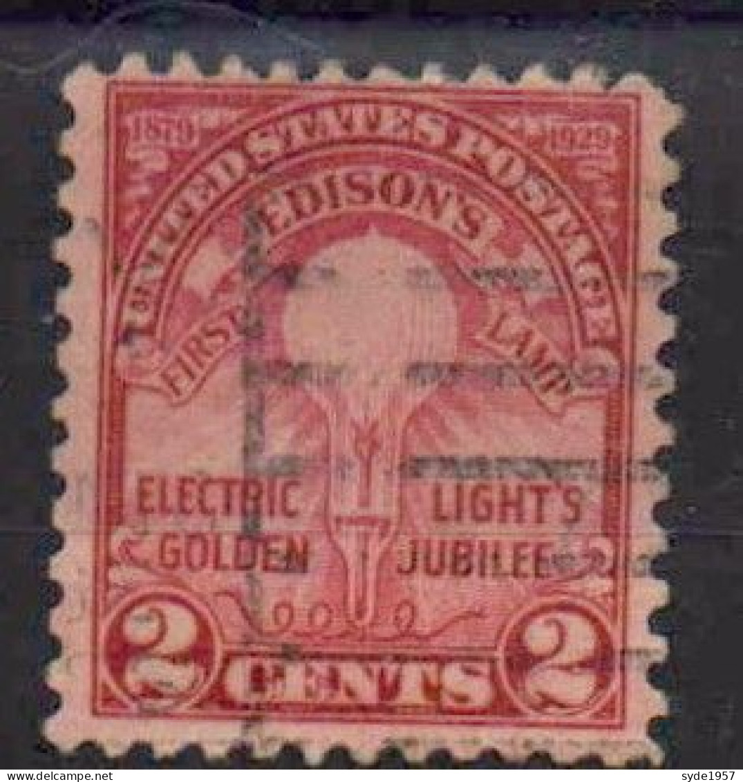 Etats-Unis D'Amérique USA 1929 N° 282 ** Invention, Electricité, Lampe, Thomas Edison - Used Stamps