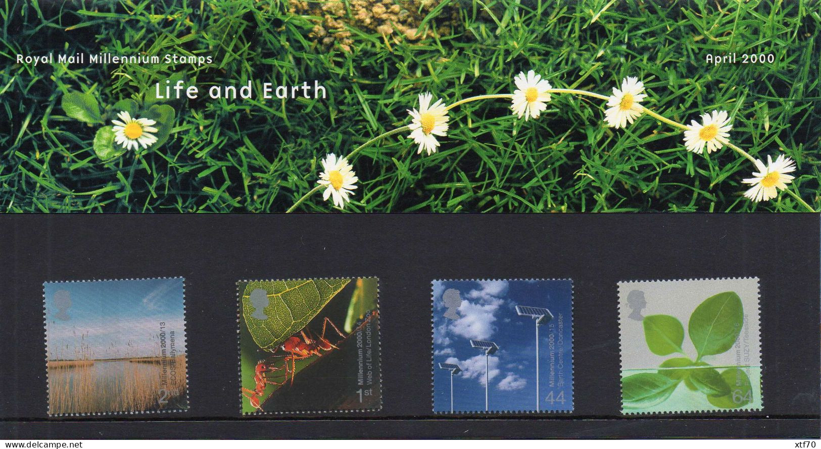 GREAT BRITAIN 2000 Millennium Projects: Life And Earth Presentation Pack - Presentation Packs