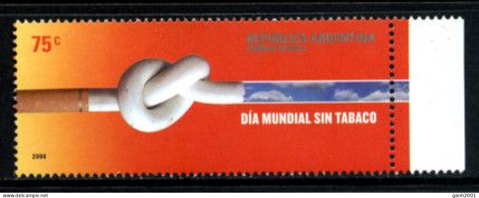 Argentina 2006 / Fighting Against Tobacco MNH Lucha Contra El Tabaco / 0719  38-41 - Andere & Zonder Classificatie