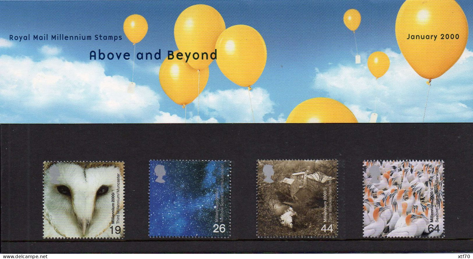 GREAT BRITAIN 2000 Millennium Projects: Above And Beyond Presentation Pack - Presentation Packs