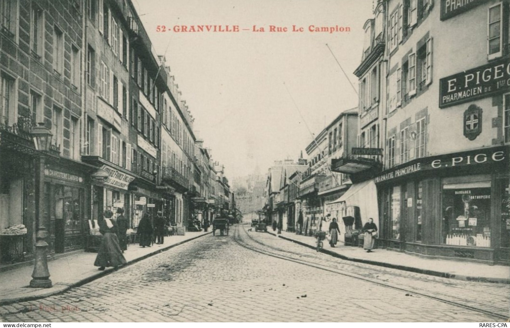 50 GRANVILLE - La Rue Le Campion - TTB - Granville