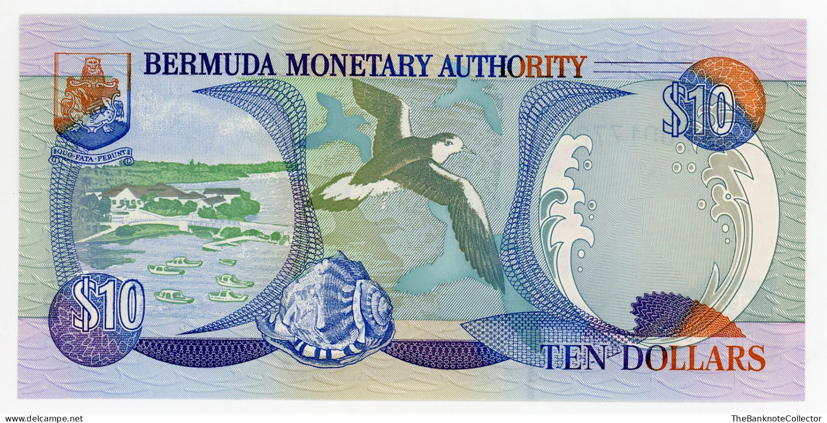 Bermuda 10 Dollars 2000 P-52 QEII UNC Prefix C/1 - Bermudas