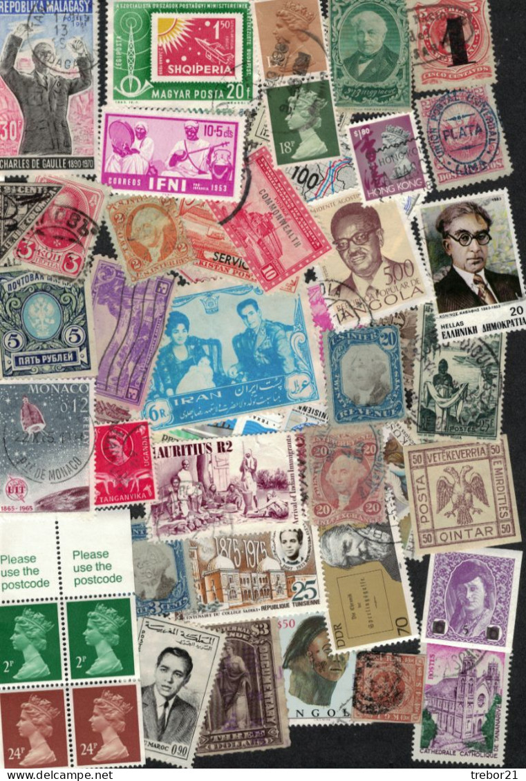 Vrac De 1000 Timbres Du Monde - Mezclas (min 1000 Sellos)