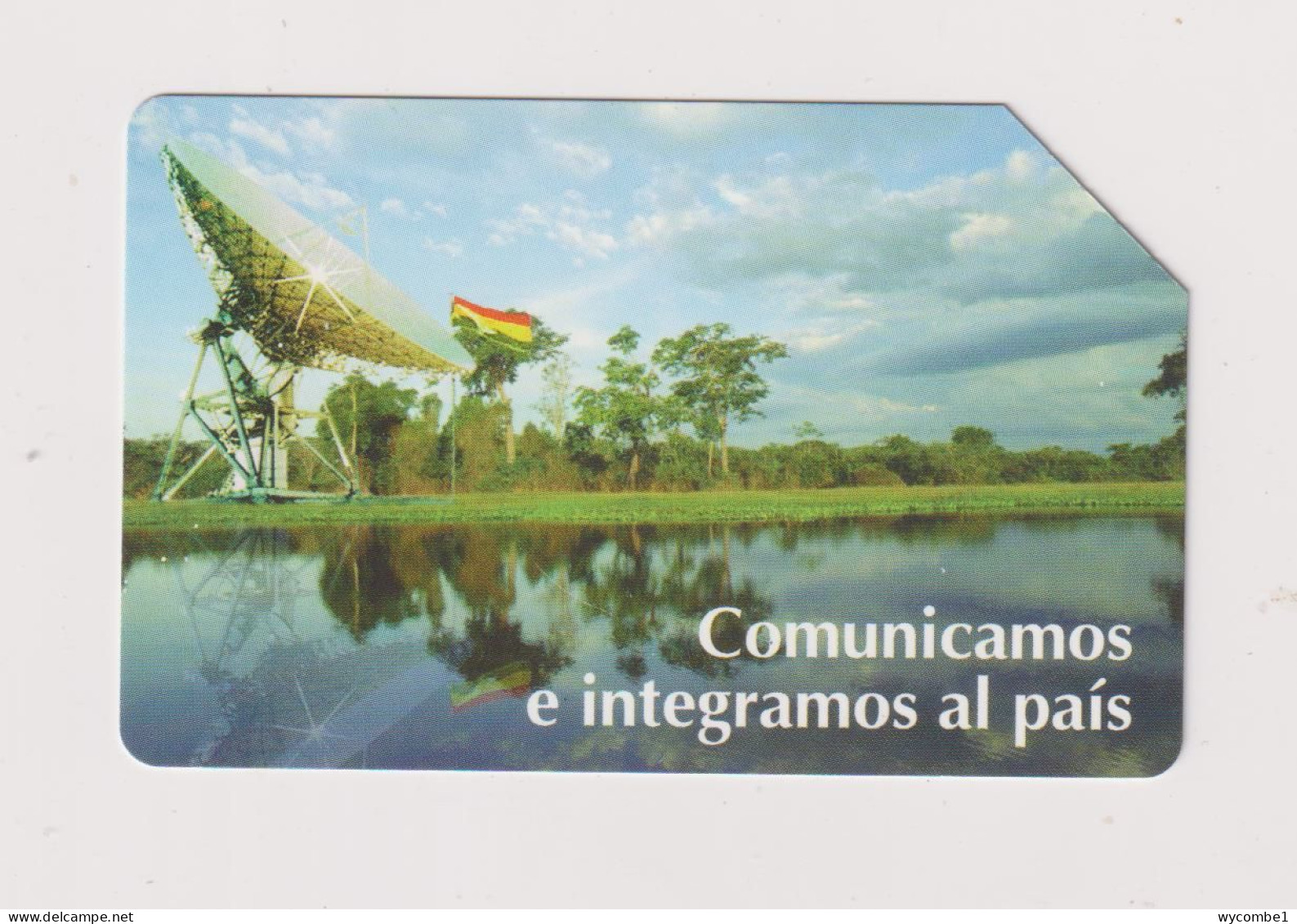 BOLIVIA -   Satellite Dish Urmet Phonecard - Bolivie