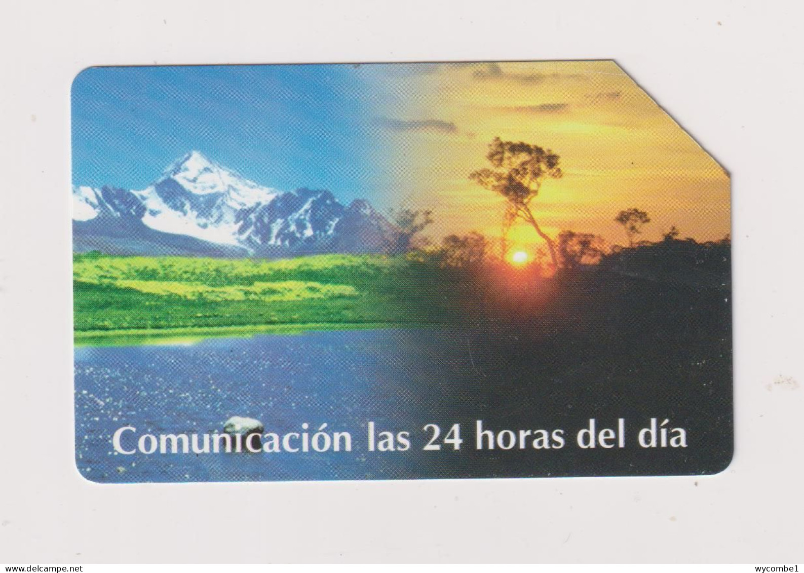 BOLIVIA -   Andes Urmet Phonecard - Bolivië