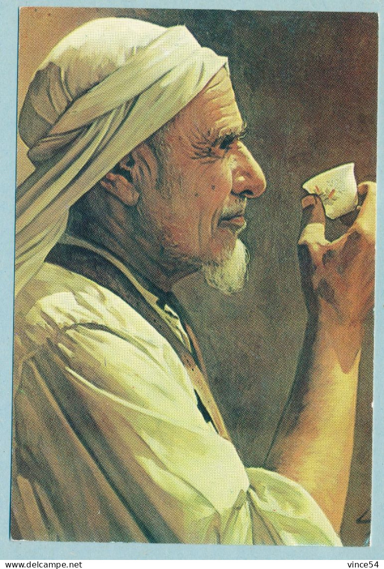 Kingdom Of Jordan - Bedouin Man And His Coffee - Jordanië