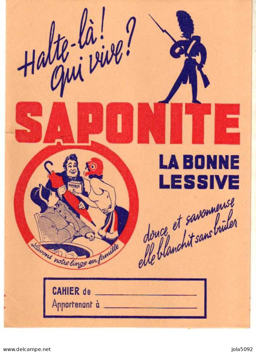 PROTEGE-CAHIERS - Lessive SAPONITE - Wassen En Poetsen