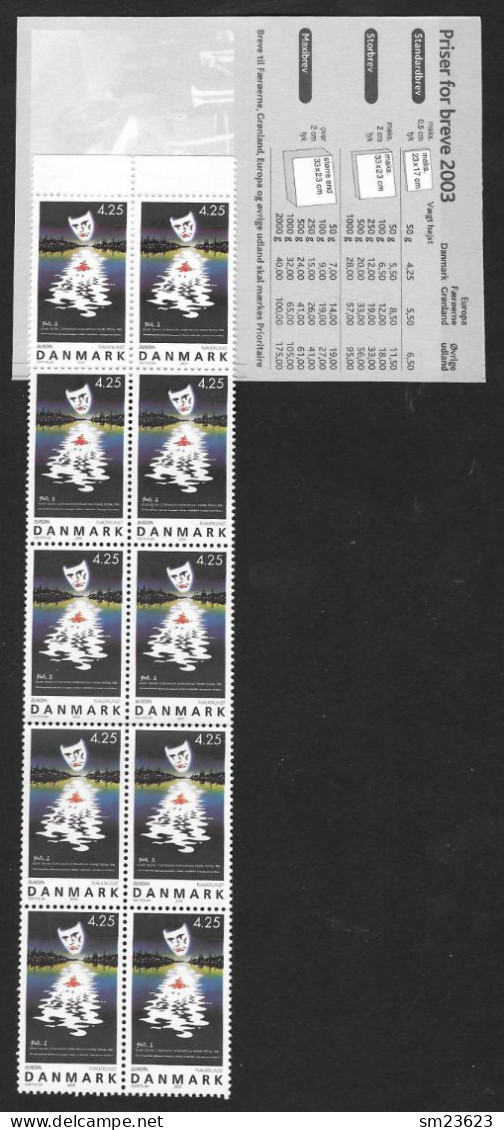 Dänemark  2003   Mi.Nr. MH 1341 , EUROPA CEPT  Plakatkunst - Postfrisch / MNH / (**) - 2003