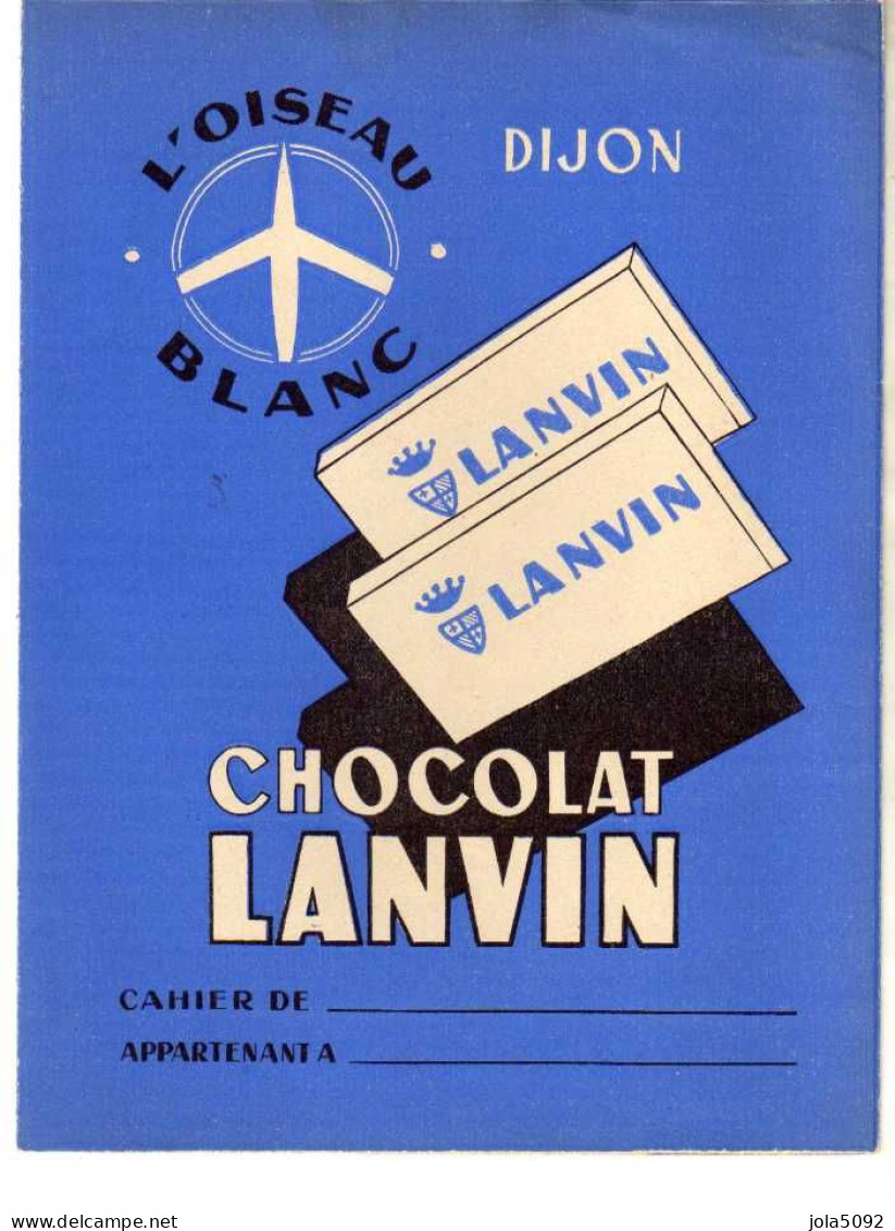 PROTEGE-CAHIERS - Chocolat LANVIN - Cacao