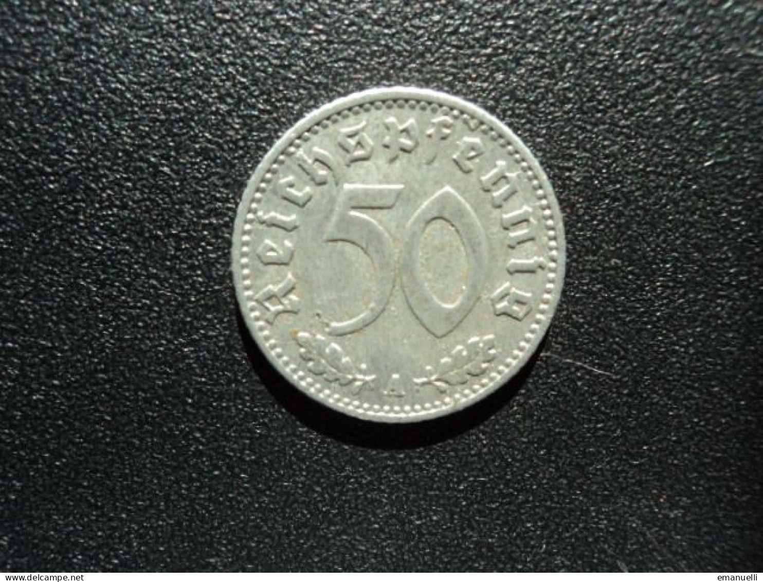 ALLEMAGNE : 50 REICHSPFENNIG   1939 A     KM 96       TTB * - 50 Reichspfennig