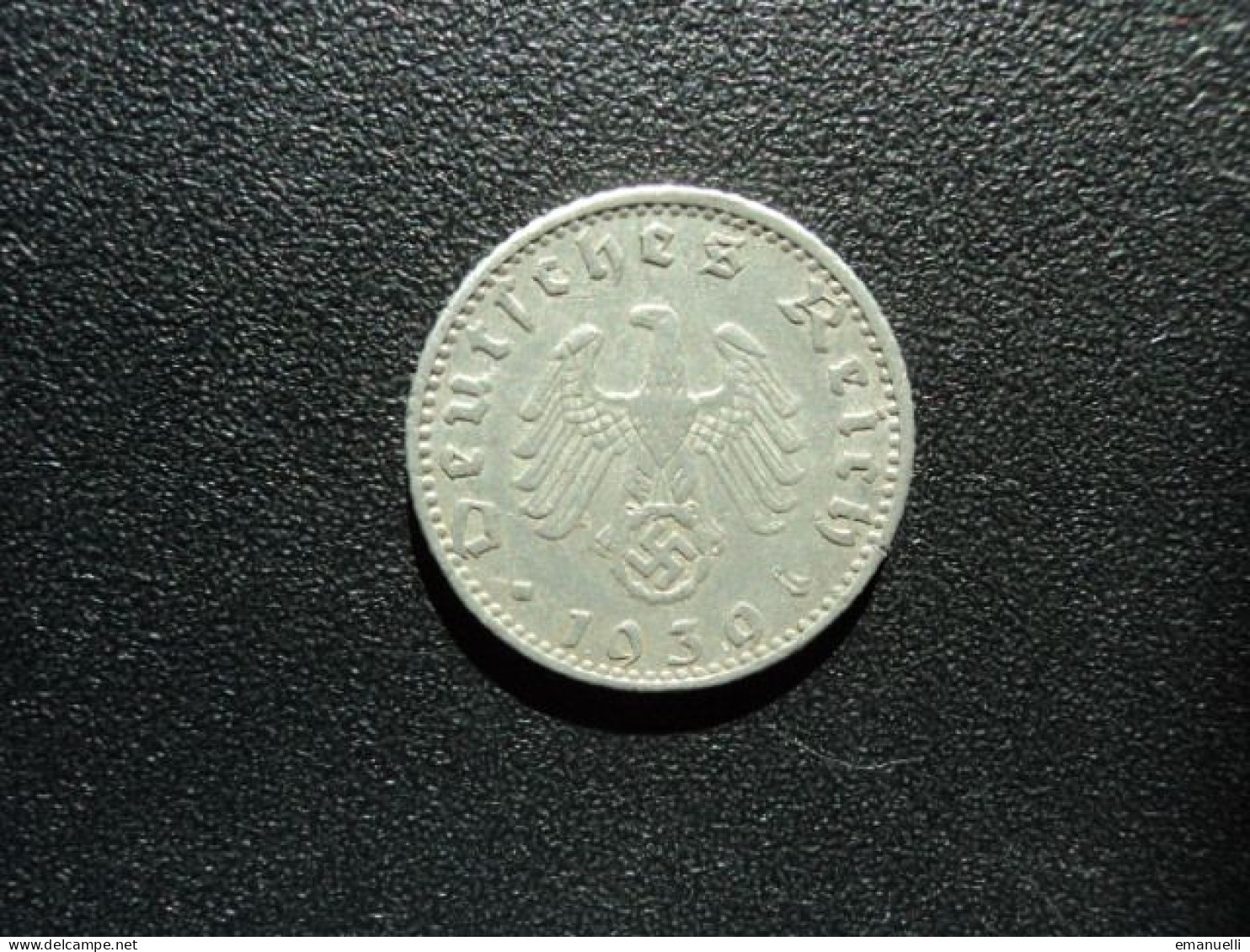 ALLEMAGNE : 50 REICHSPFENNIG   1939 A     KM 96       TTB * - 50 Reichspfennig