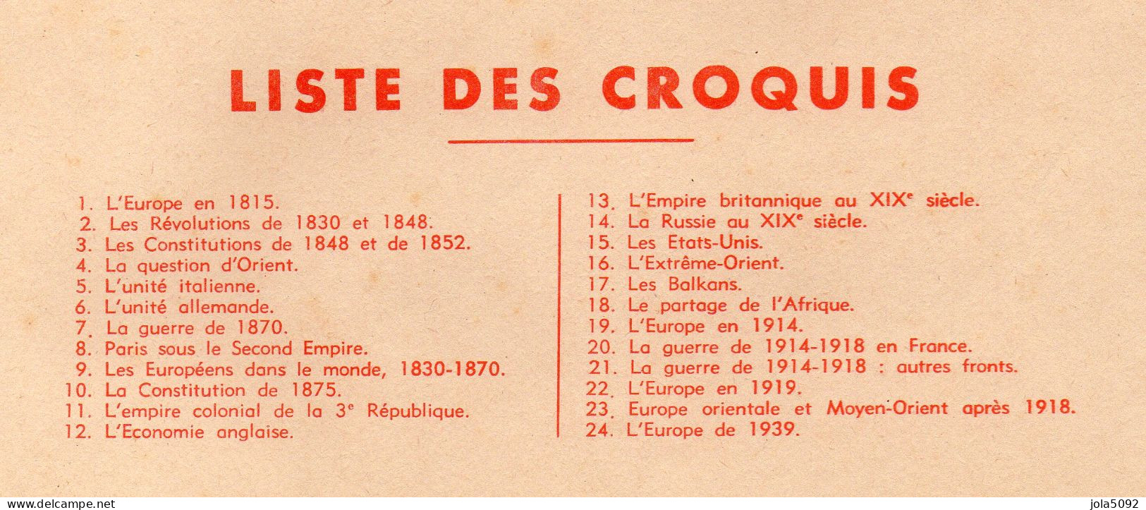 24 Cartes Historiques De L'Europe Pour Travaux Pratiques - Carte Geographique